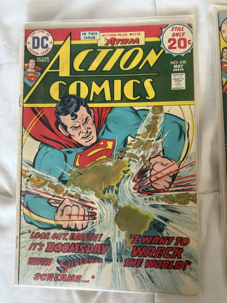 action comic superman