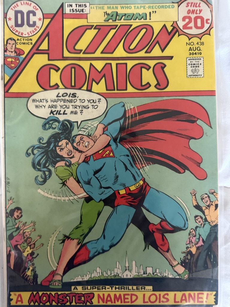 action comic superman