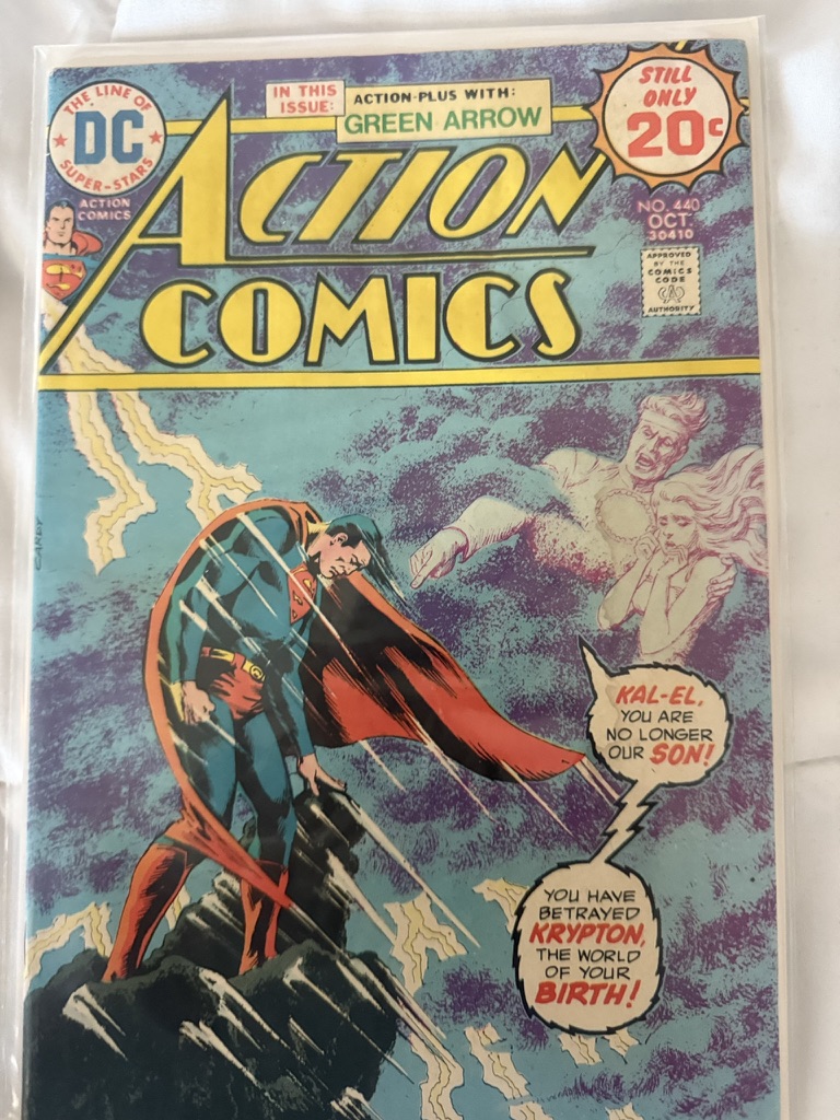 action comic superman