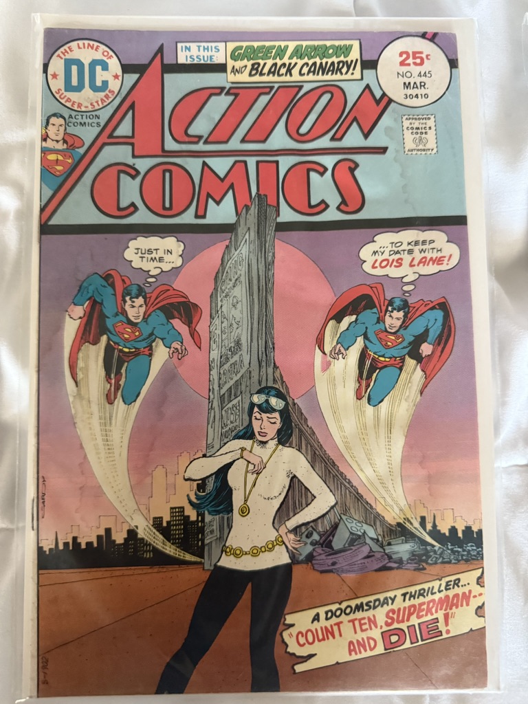action comic superman