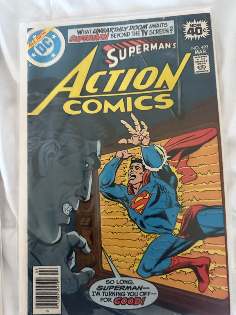 action comic superman