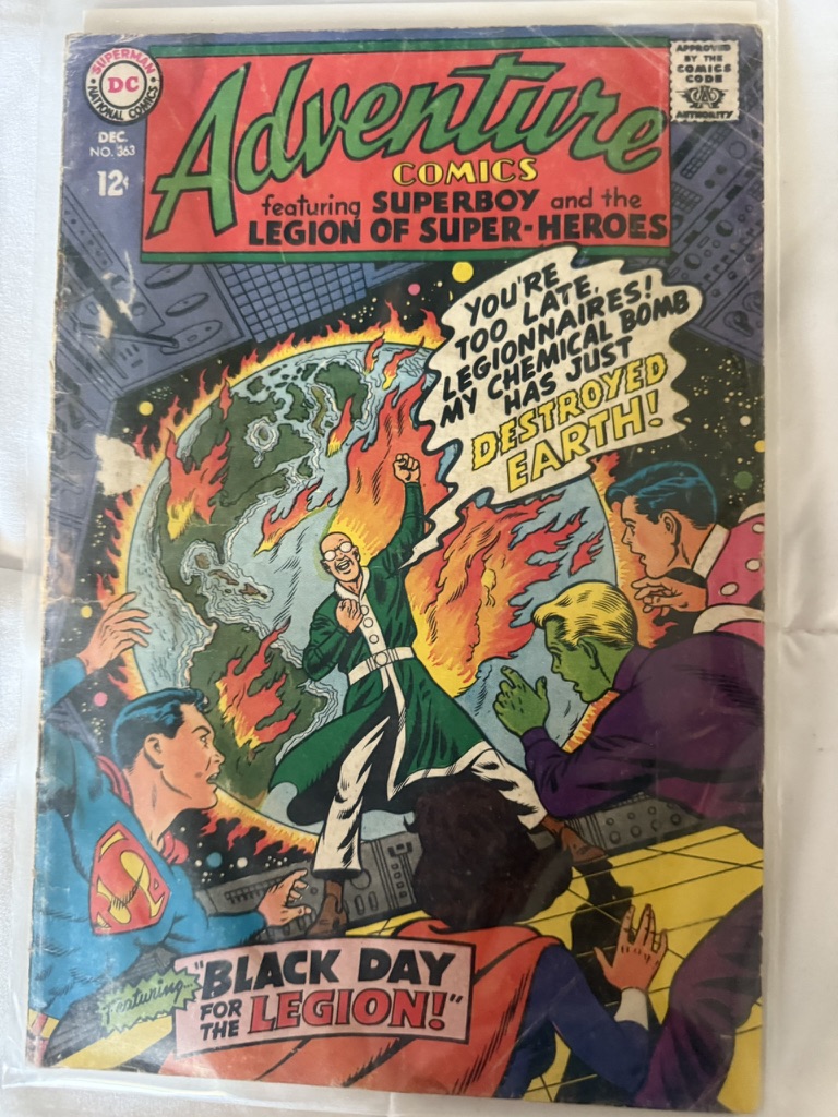 Adventure Comics - Superbly and Legion of Heroes